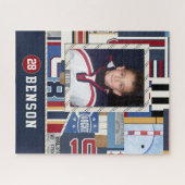 Foto van Ice Hockey Player Legpuzzel (Horizontaal)