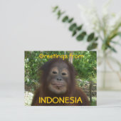 Foto van INDONESIA Briefkaart (Staand voorkant)