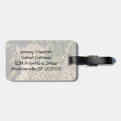 Foto van jachtluipaard bagagelabel (Achterkant horizontaal)