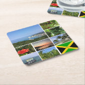 Foto van Jamaica Kartonnen Onderzetters (Schuin)