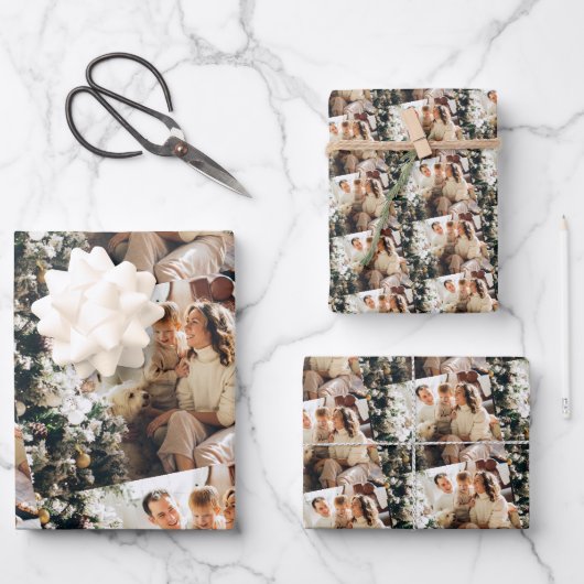 Foto van je familie inpakpapier vel (Voorkant)