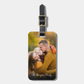 Foto van je favoriete familie bagagelabel (Voorkant verticaal)