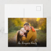 Foto van je favoriete familie feestdagenkaart (Voorkant / Achterkant)