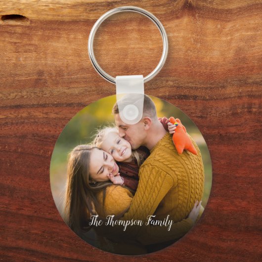 Foto van je favoriete familie sleutelhanger (Voorkant)