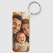 Foto van je favoriete familie sleutelhanger (Achterkant)