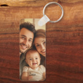 Foto van je favoriete familie sleutelhanger (Achterkant)