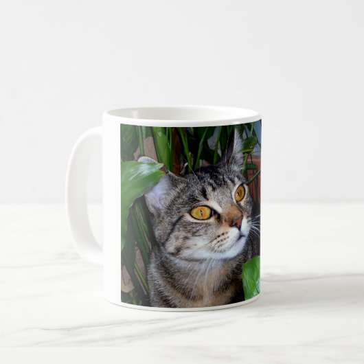 Foto van je huisdier kat koffiemok (Voorkant links)