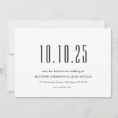 Foto van je huwelijksdatum niet-foto waarop de dat kaart (Voorkant)