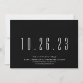 Foto van je huwelijksdatum niet-foto waarop de dat kaart (Voorkant)