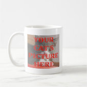 Foto van je kat Gepersonaliseerd Koffiemok (Links)