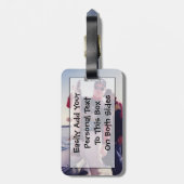 Foto van je Record Fish Bagagelabel (Achterkant verticaal)