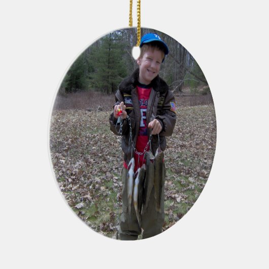 Foto van je Record Fish Keramisch Ornament (Rechts)