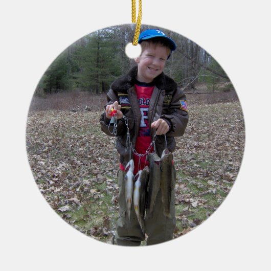 Foto van je Record Fish Keramisch Ornament (Voorkant)