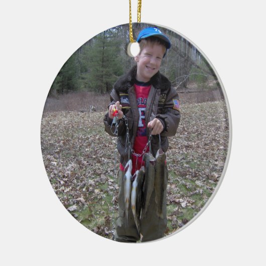 Foto van je Record Fish Keramisch Ornament (Links)