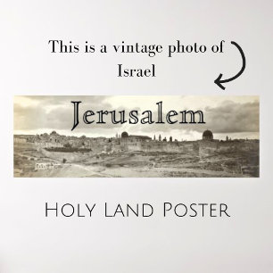 Foto van Jerusalem Heilige Land Poster