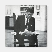 Foto van John F. Kennedy 2 Magneet (Voorkant)
