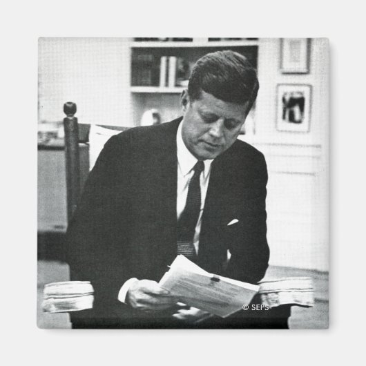 Foto van John F. Kennedy 2 Magneet (Voorkant)