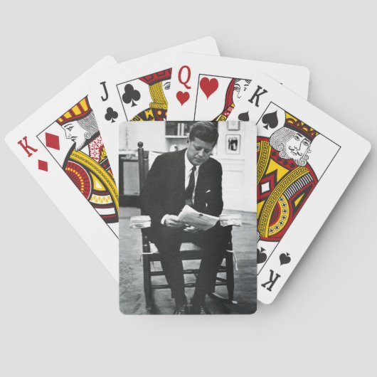 Foto van John F. Kennedy 2 Pokerkaarten (Achterkant)