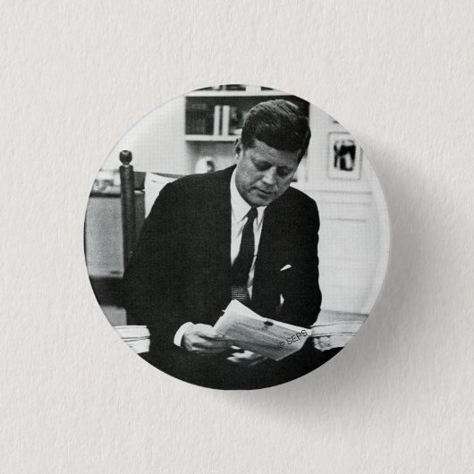 Foto van John F. Kennedy 2 Ronde Button 3,2 Cm (Voorkant)