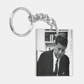 Foto van John F. Kennedy 2 Sleutelhanger (Voorkant Links)