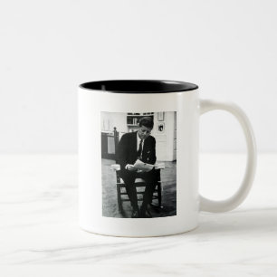 Foto van John F. Kennedy 2 Tweekleurige Koffiemok