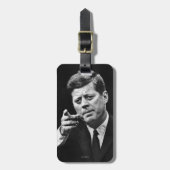 Foto van John F. Kennedy 3 Bagagelabel (Voorkant verticaal)