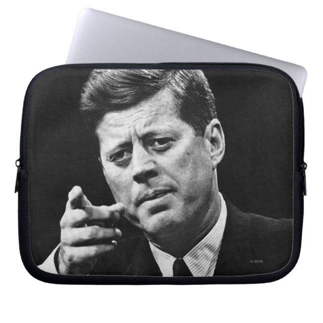 Foto van John F. Kennedy 3 Laptop Sleeve (Voorkant)