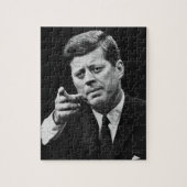 Foto van John F. Kennedy 3 Legpuzzel (Verticaal)