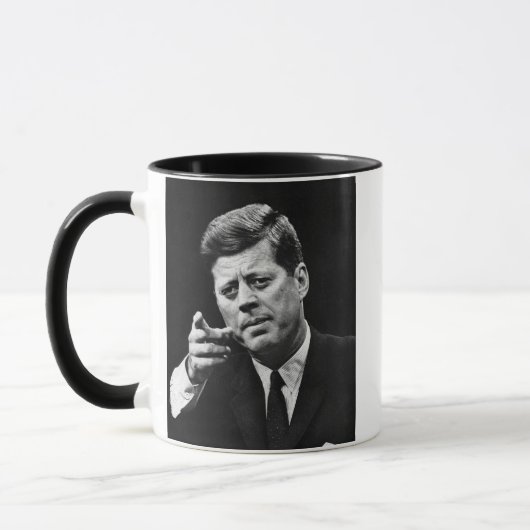 Foto van John F. Kennedy 3 Mok (Links)