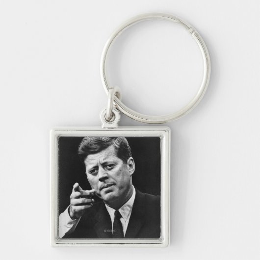 Foto van John F. Kennedy 3 Sleutelhanger (Voorkant)