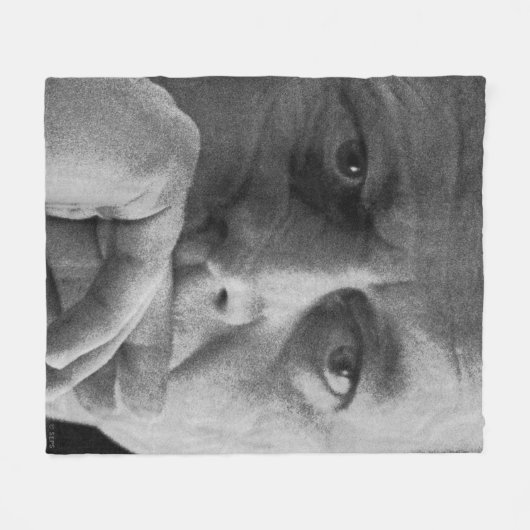 Foto van John F. Kennedy Fleece Deken (Voorkant (Horizontaal))