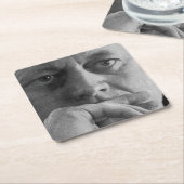 Foto van John F. Kennedy Kartonnen Onderzetters (Schuin)