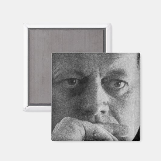 Foto van John F. Kennedy Magneet (Voorkant / Achterkant)