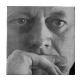 Foto van John F. Kennedy Tegeltje (Voorkant)