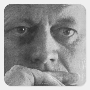 Foto van John F. Kennedy Vierkante Sticker