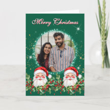 Foto van jolige Kerstman