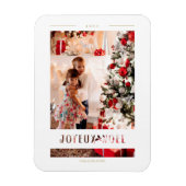 Foto van Joyeux Noël Whimsical Magneet (Verticaal)