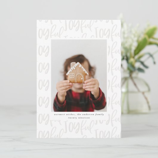 foto van joyful script lichtzinnig kleurrijk (Staand voorkant)