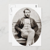 foto van Jules Verne-portret Briefkaart (Voorkant / Achterkant)