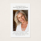 Foto van Kardinaal Memorial Kaart (Voorkant)