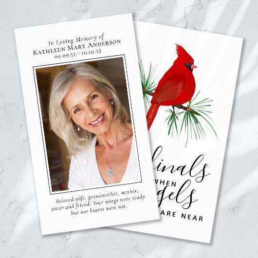Foto van Kardinaal Memorial Kaart
