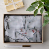 Foto van kardinale sneeuwboom tissuepapier (Geschenk)