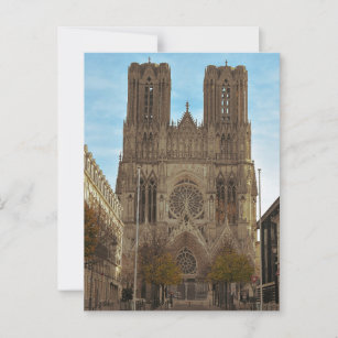 Foto van Kathedraal van Reims Briefkaart
