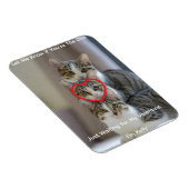 Foto van katten Flexibele fotomagneet Magneet (Rechterzijde)