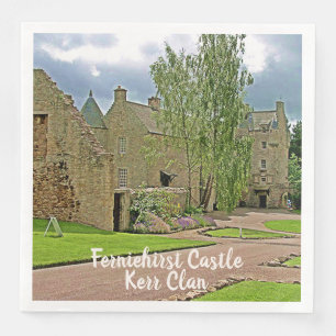 Foto van Kerr Clan's Scottish Ferniehirst Castle Servet