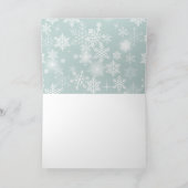 Foto van Kerstmis van de Bekleding van het Lijst Feestdagen Kaart (Binnen)