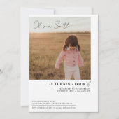 Foto van Kids Birthday, Photo BIrthday Kaart (Voorkant)