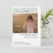 Foto van Kids Birthday, Photo BIrthday Kaart (Staand voorkant)