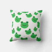 Foto van kikker kinder naam kussen (Achterkant)