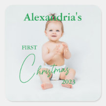 Foto van kind uploaden Eerste Kerstmis